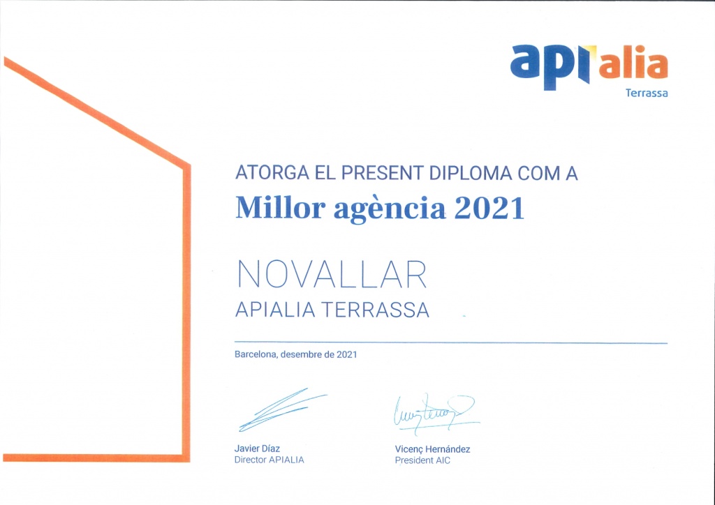 Millor Agència Apialia Terrassa 2021